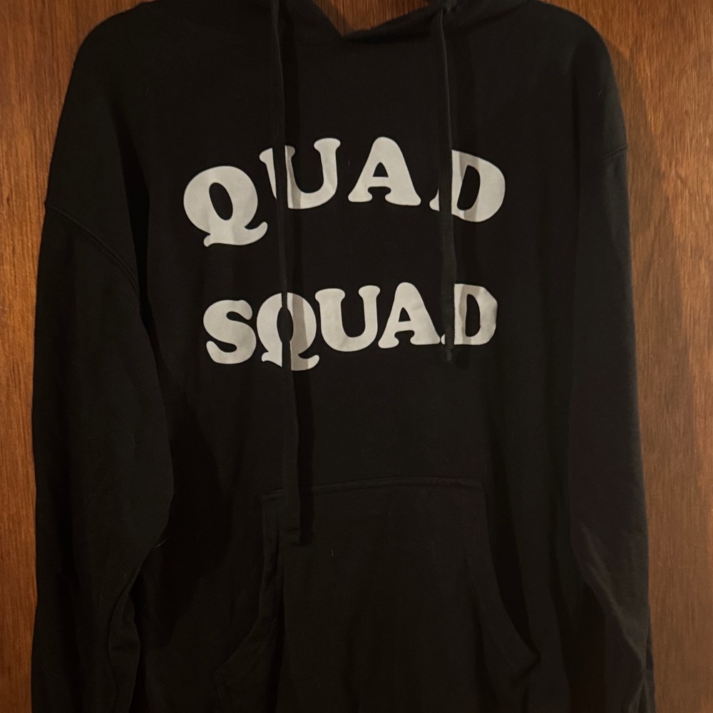 Black Quad Squad Hoodie